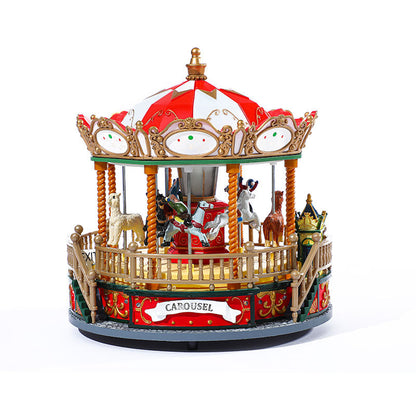 Christmas carousel ornaments, music boxes, Christmas decorations, Christmas gifts, music boxes